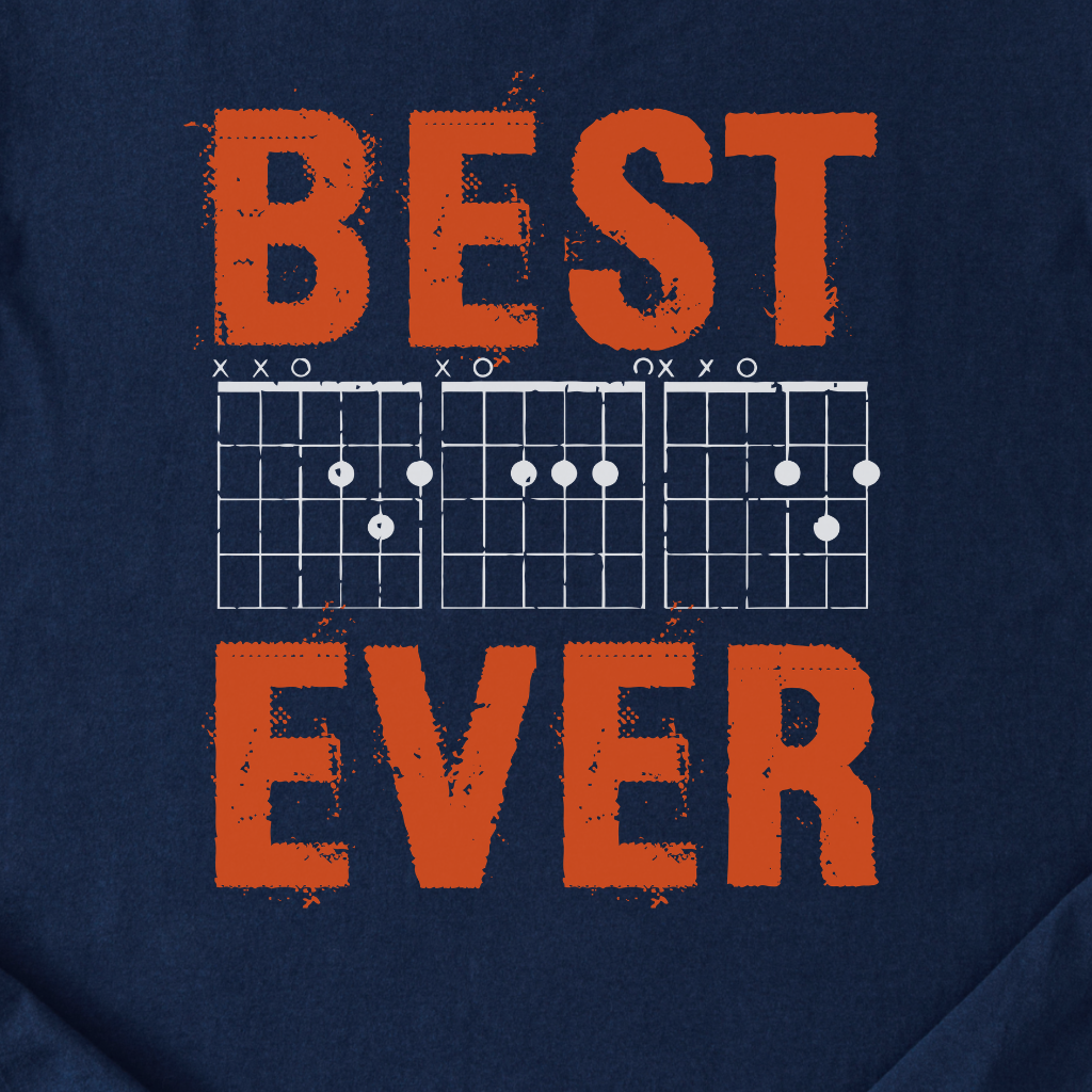 Best DAD Ever Guitar T-Shirt