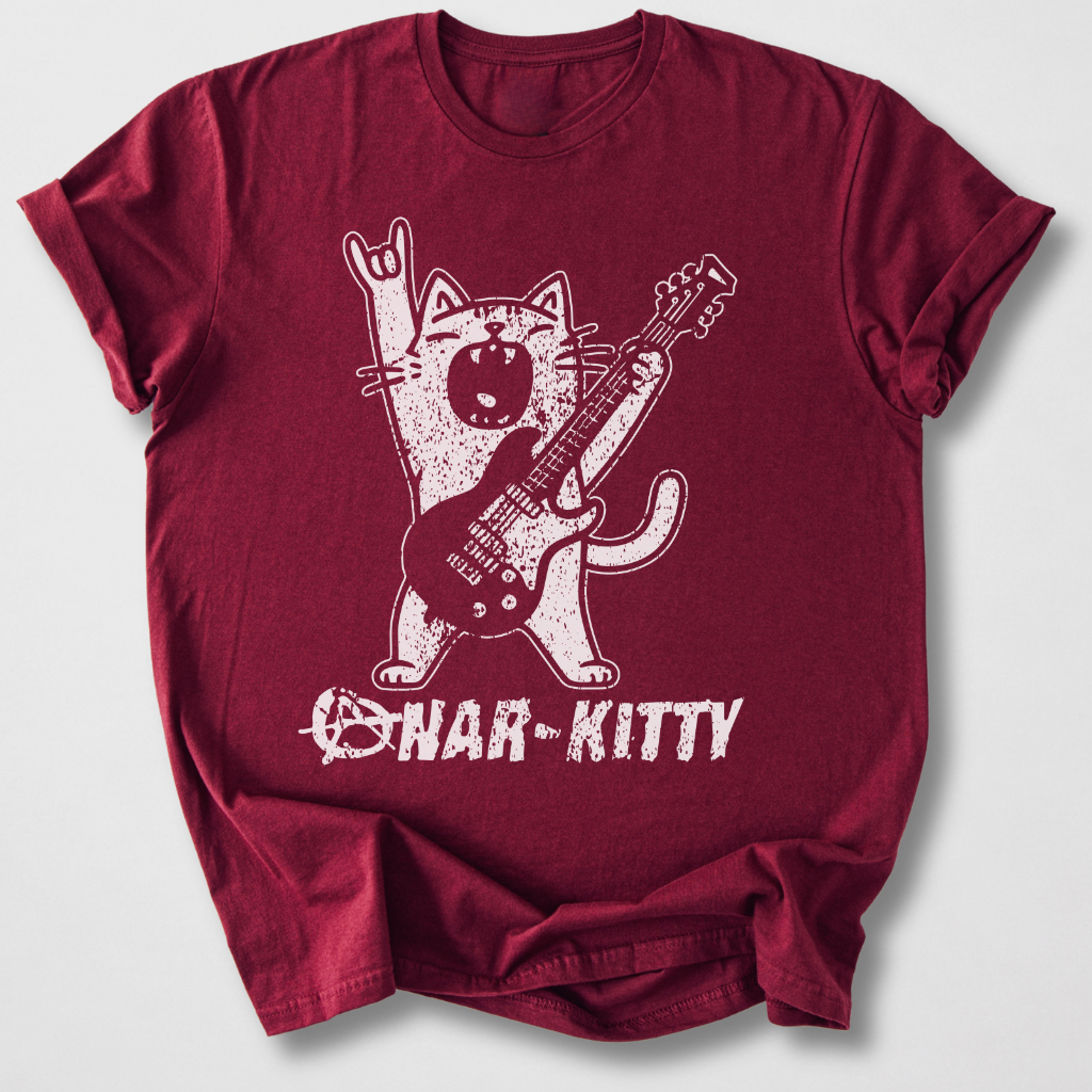 Anar-Kitty Guitar T-Shirt
