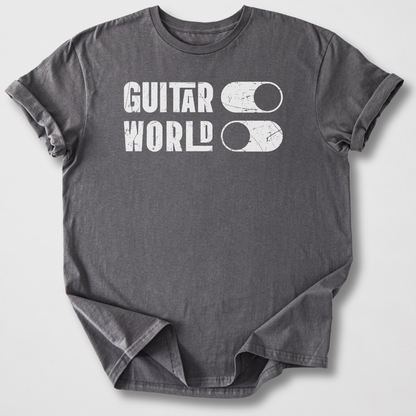 Guitar On World Off T-Shirt