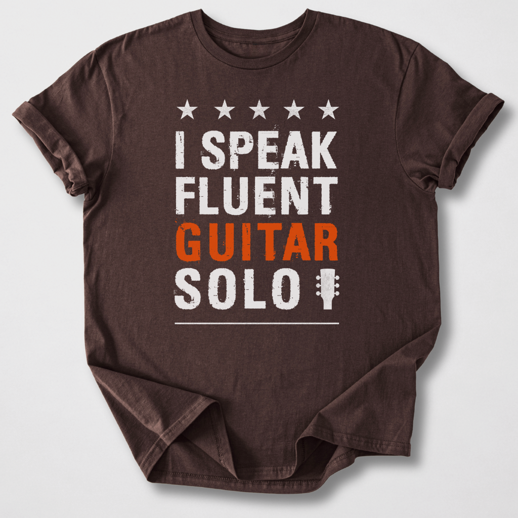 I Speak Fluent Guitar Solo Tshirt