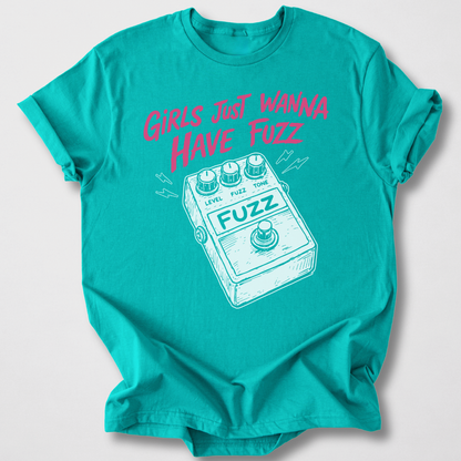 Girls Wanna Have Fuzz Guitar T-Shirt