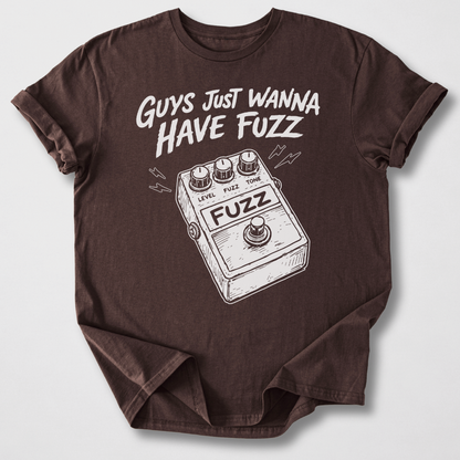 Guys Wanna Have Fuzz Guitar T-Shirt