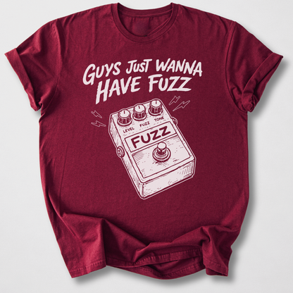 Guys Wanna Have Fuzz Guitar T-Shirt