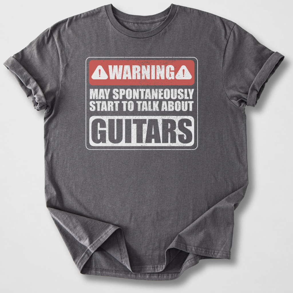 Warning May Talk About Guitars T-Shirt