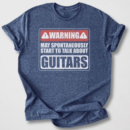 Warning May Talk About Guitars T-Shirt