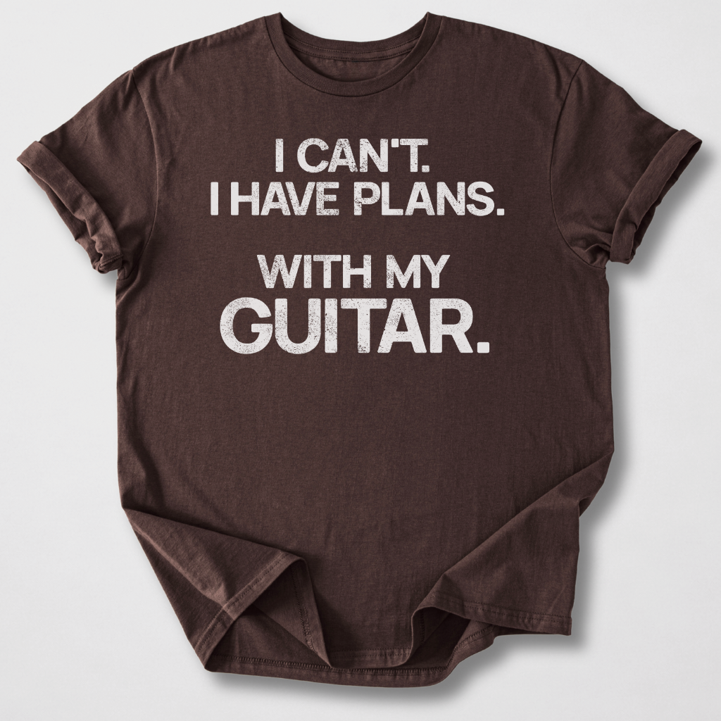 I Have Plans Guitar T-Shirt