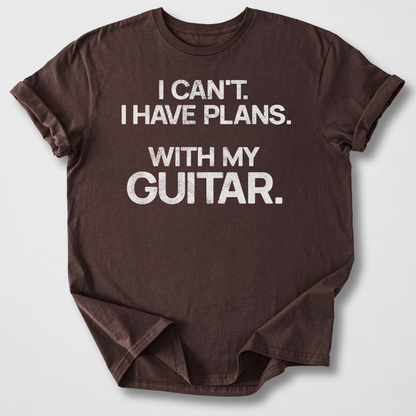I Have Plans Guitar T-Shirt