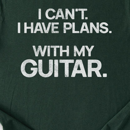 I Have Plans Guitar T-Shirt
