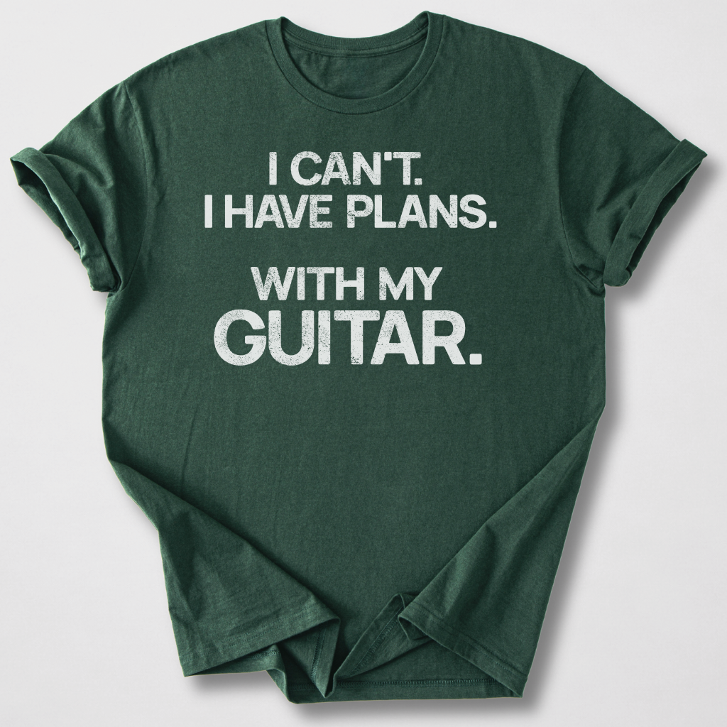 I Have Plans Guitar T-Shirt