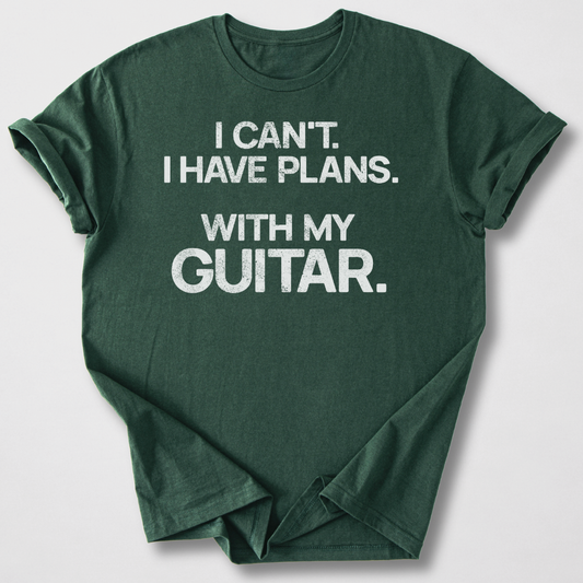 I Have Plans Guitar T-Shirt