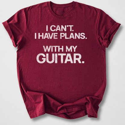 I Have Plans Guitar T-Shirt