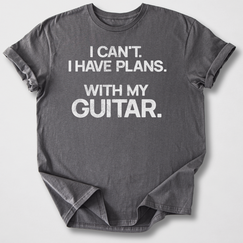 I Have Plans Guitar T-Shirt