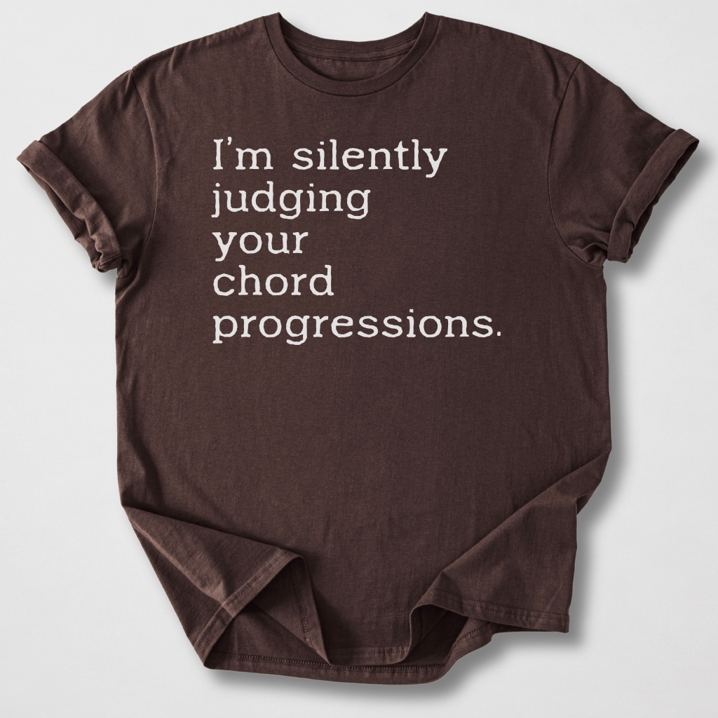 Silently Judging Guitar T-Shirt