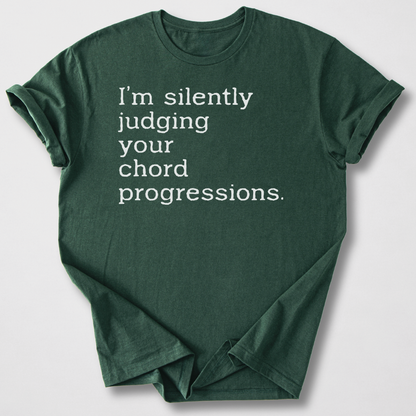 Silently Judging Guitar T-Shirt