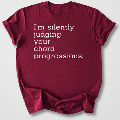 Silently Judging Guitar T-Shirt