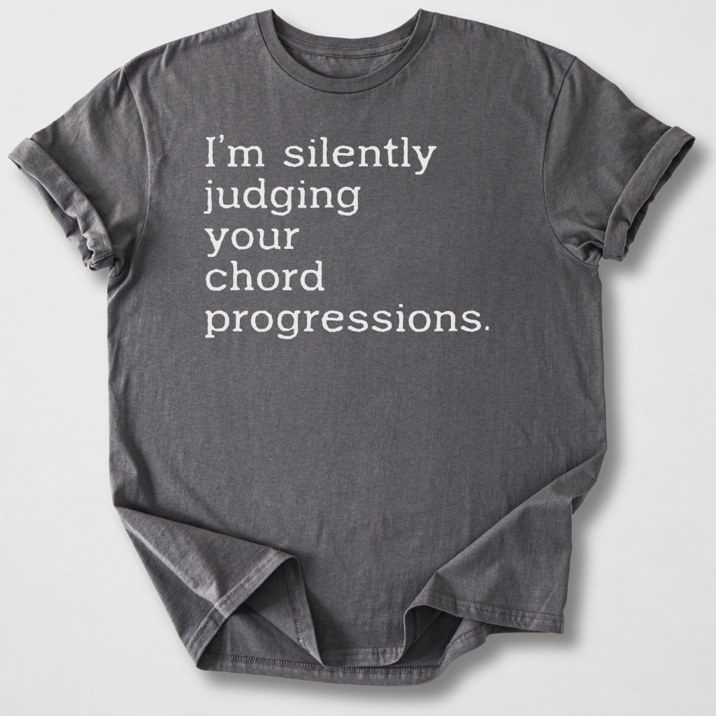 Silently Judging Guitar T-Shirt