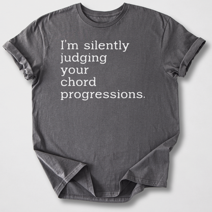 Silently Judging Guitar T-Shirt