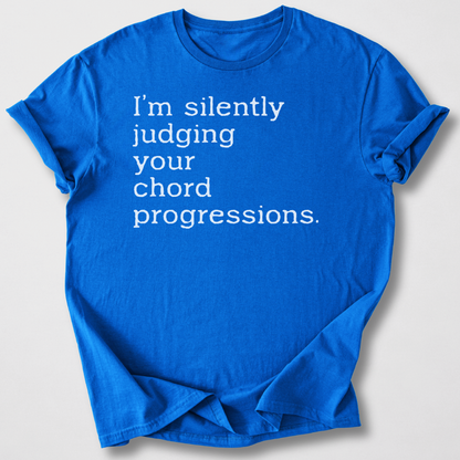 Silently Judging Guitar T-Shirt