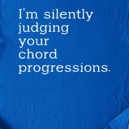 Silently Judging Guitar T-Shirt