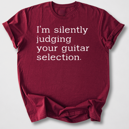 Silently Judging Your Guitars T-Shirt