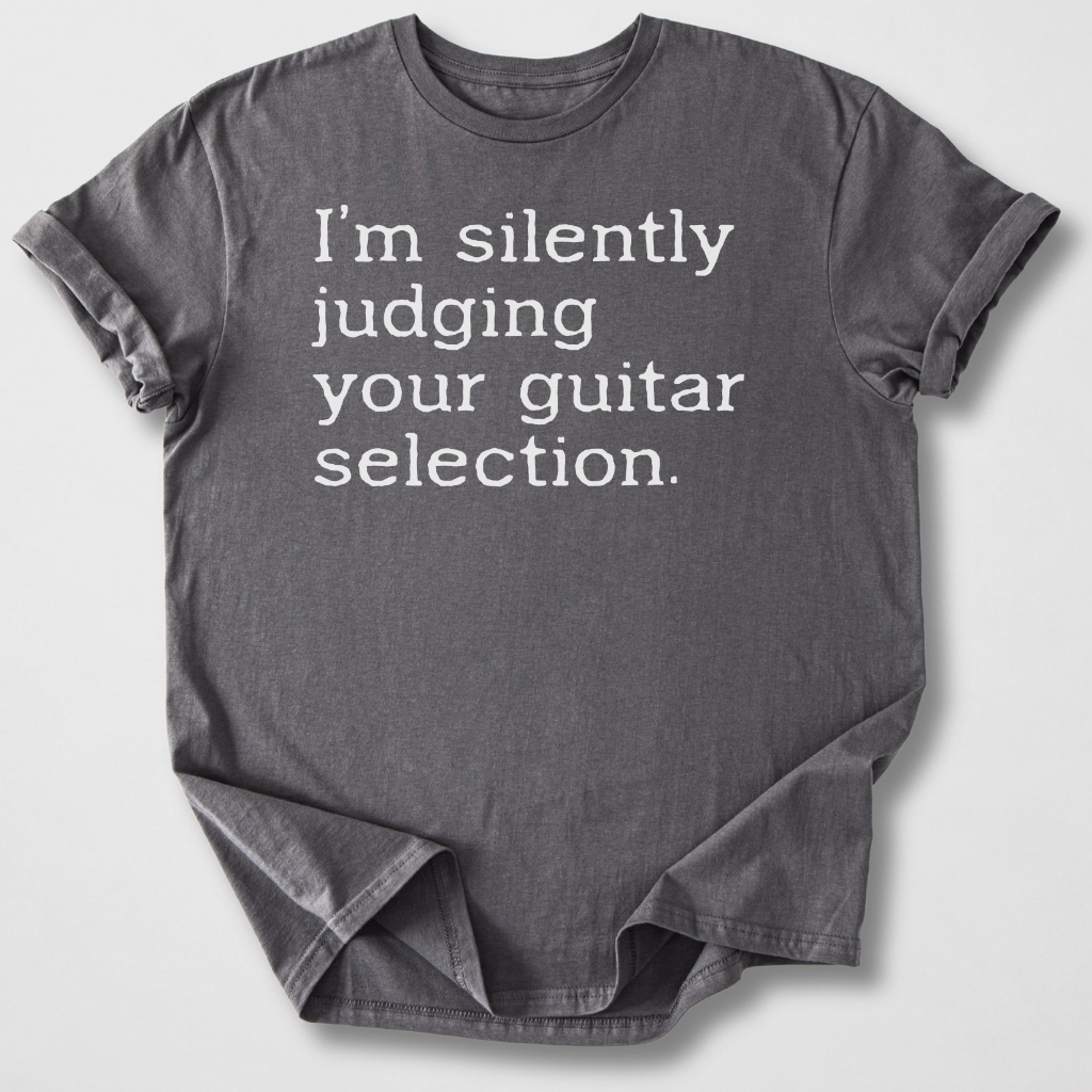 Silently Judging Your Guitars T-Shirt
