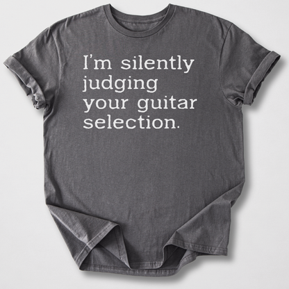 Silently Judging Your Guitars T-Shirt