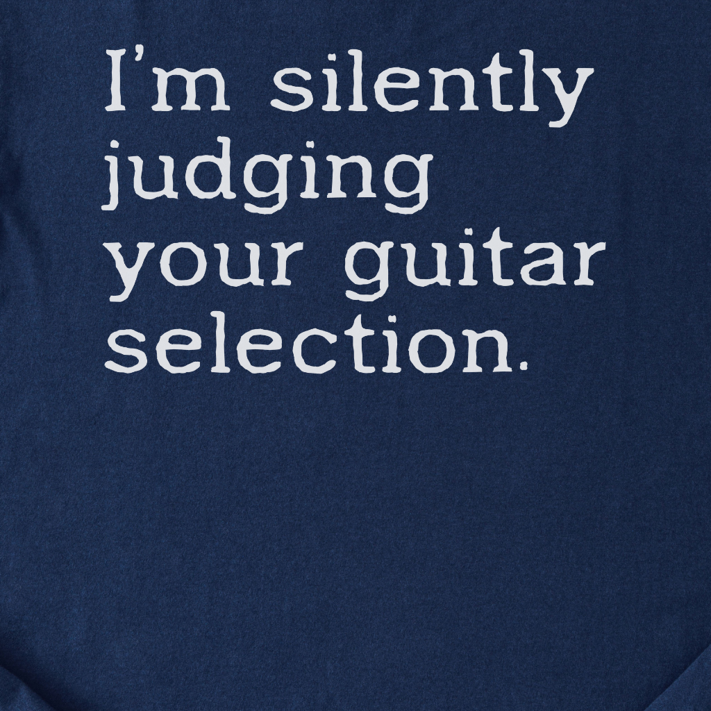 Silently Judging Your Guitars T-Shirt