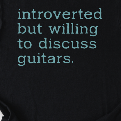 Willing To Discuss Guitars T-Shirt