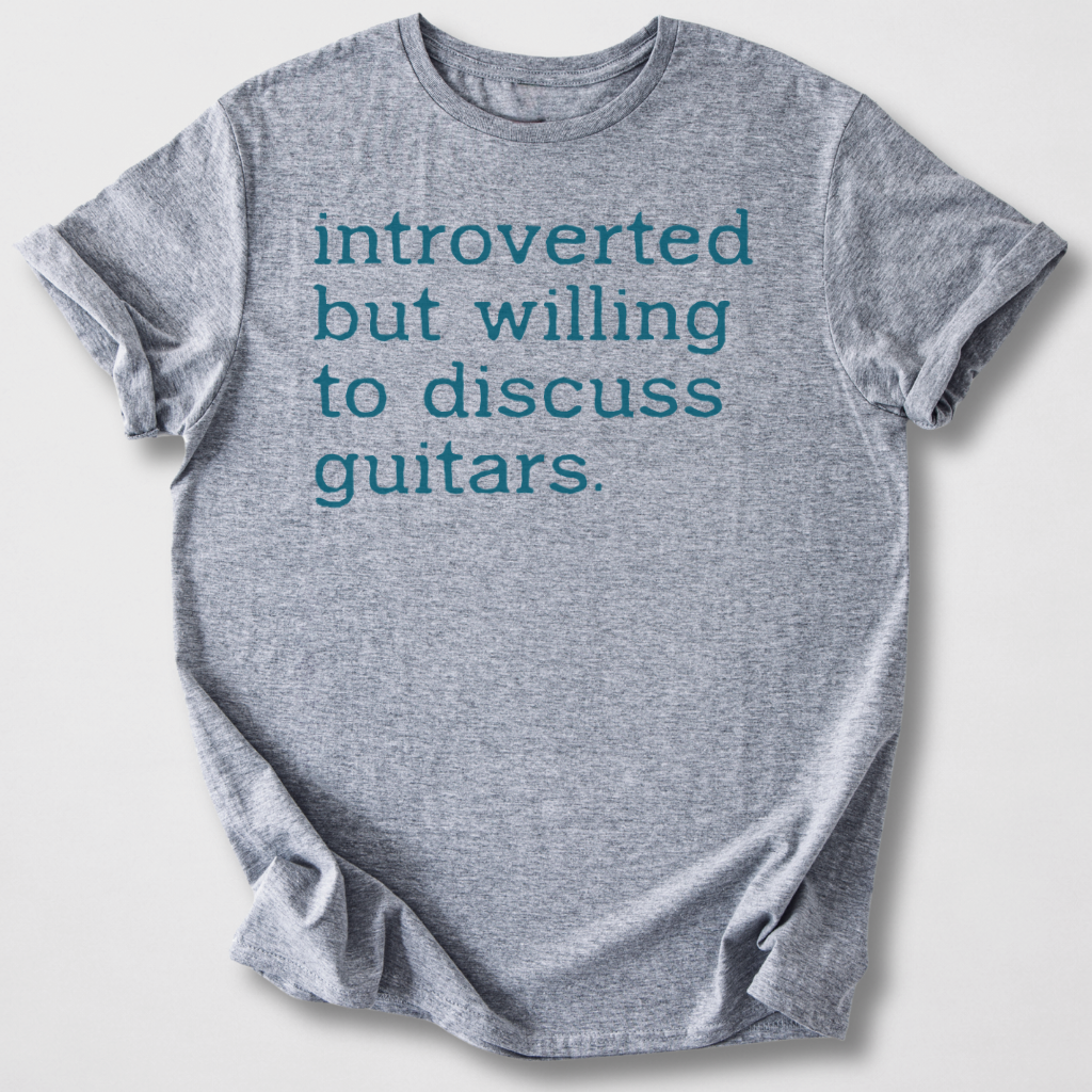 Willing To Discuss Guitars T-Shirt