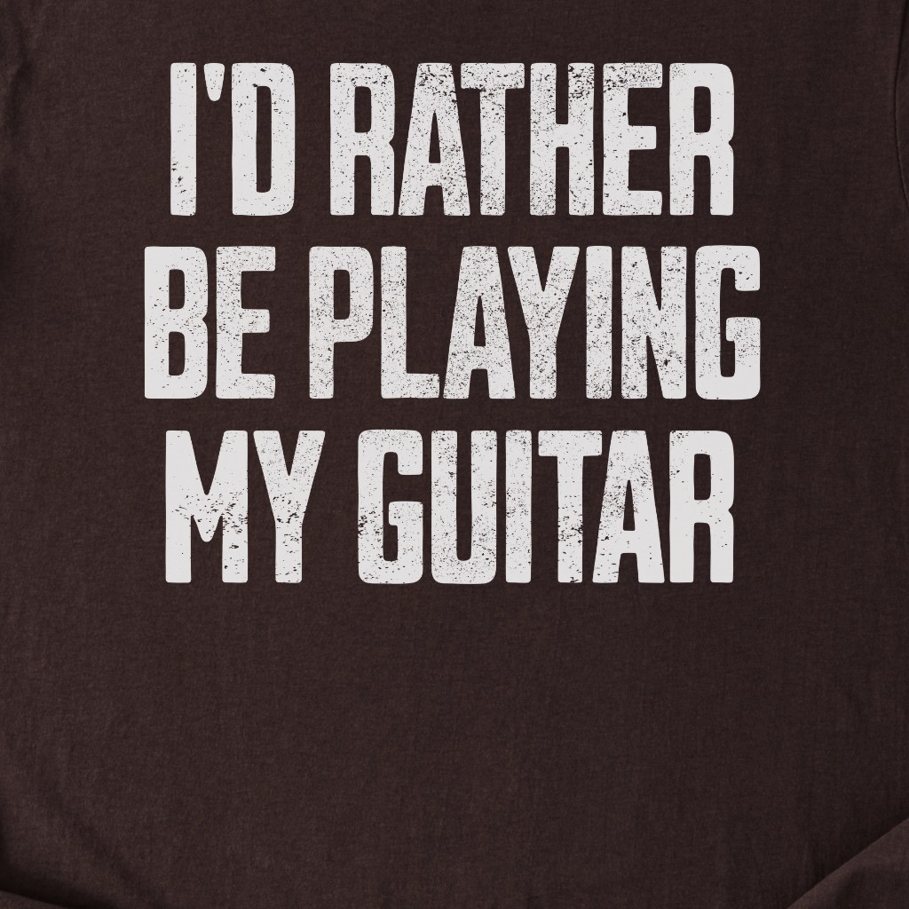 Rather Play Guitar T-Shirt
