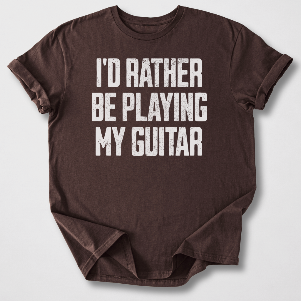 Rather Play Guitar T-Shirt