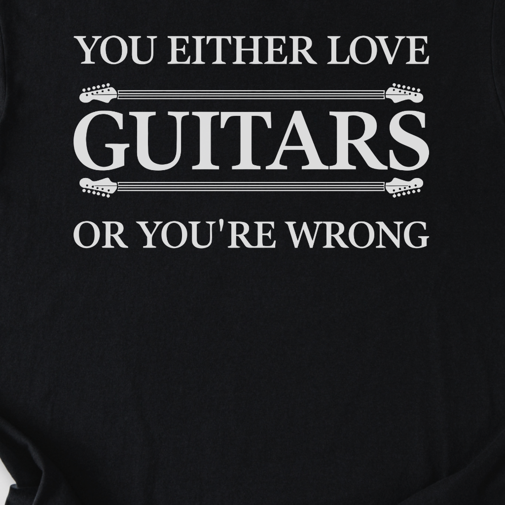 You're Wrong Guitar T-Shirt