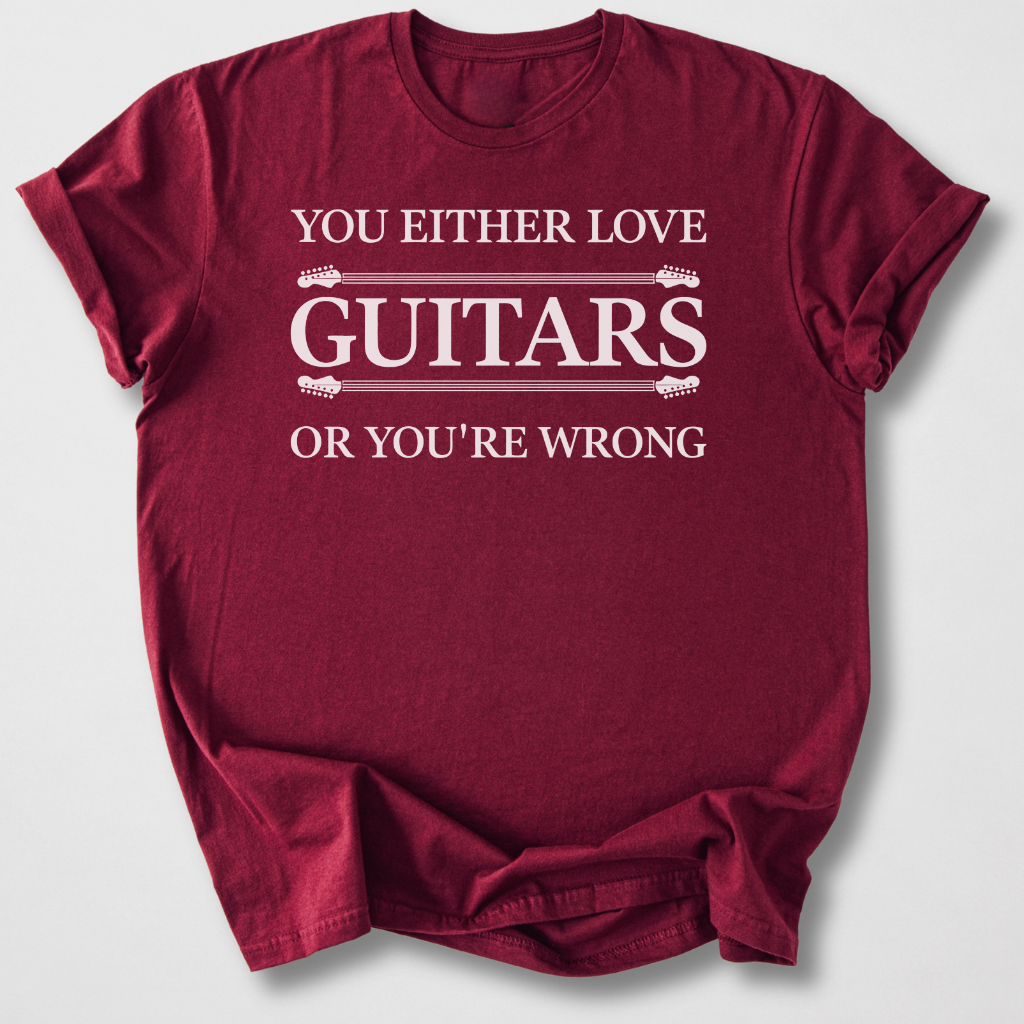 You're Wrong Guitar T-Shirt