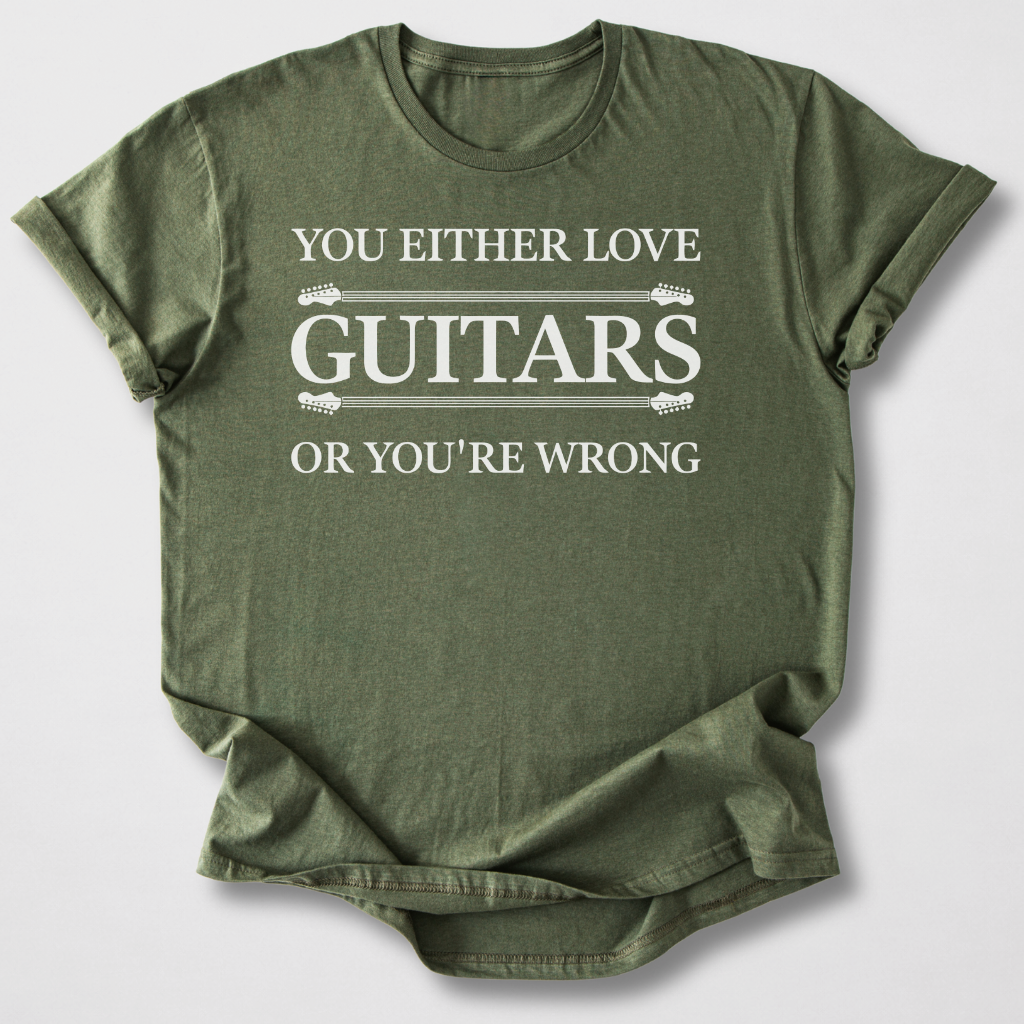 You're Wrong Guitar T-Shirt