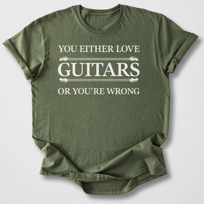 You're Wrong Guitar T-Shirt
