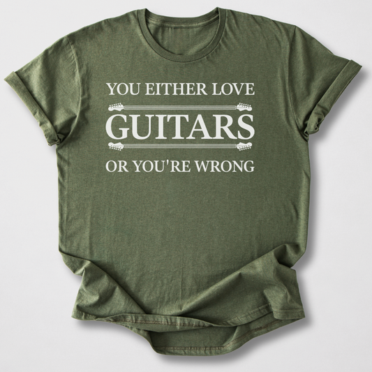 You're Wrong Guitar T-Shirt