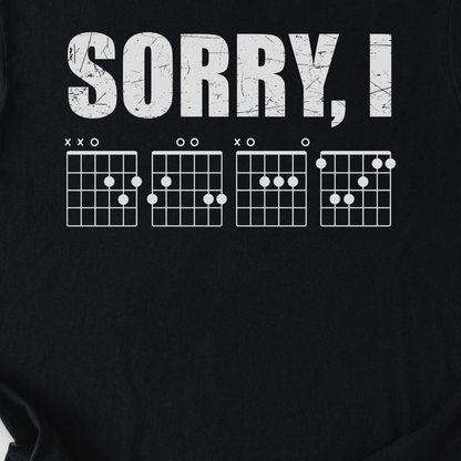 Sorry, I DGAF Guitar T-Shirt