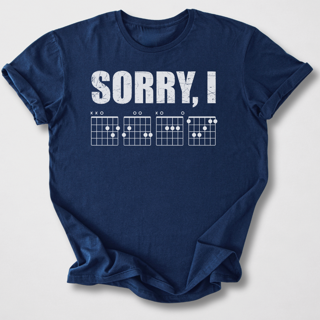 Sorry, I DGAF Guitar T-Shirt