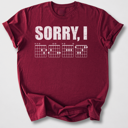 Sorry, I DGAF Guitar T-Shirt