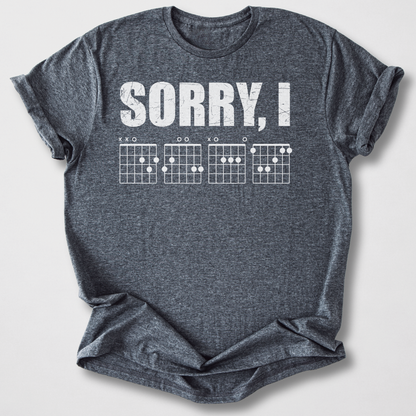 Sorry, I DGAF Guitar T-Shirt