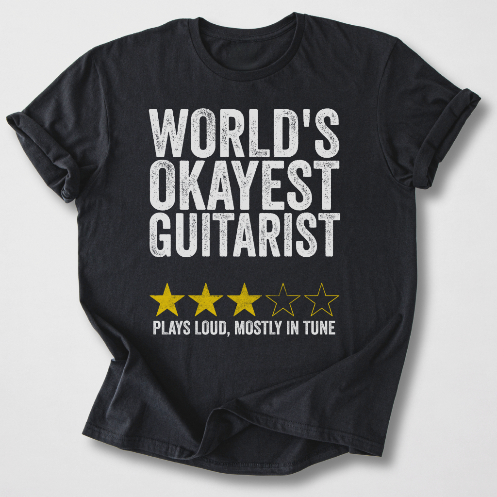 World's Okayest Guitarist T-Shirt