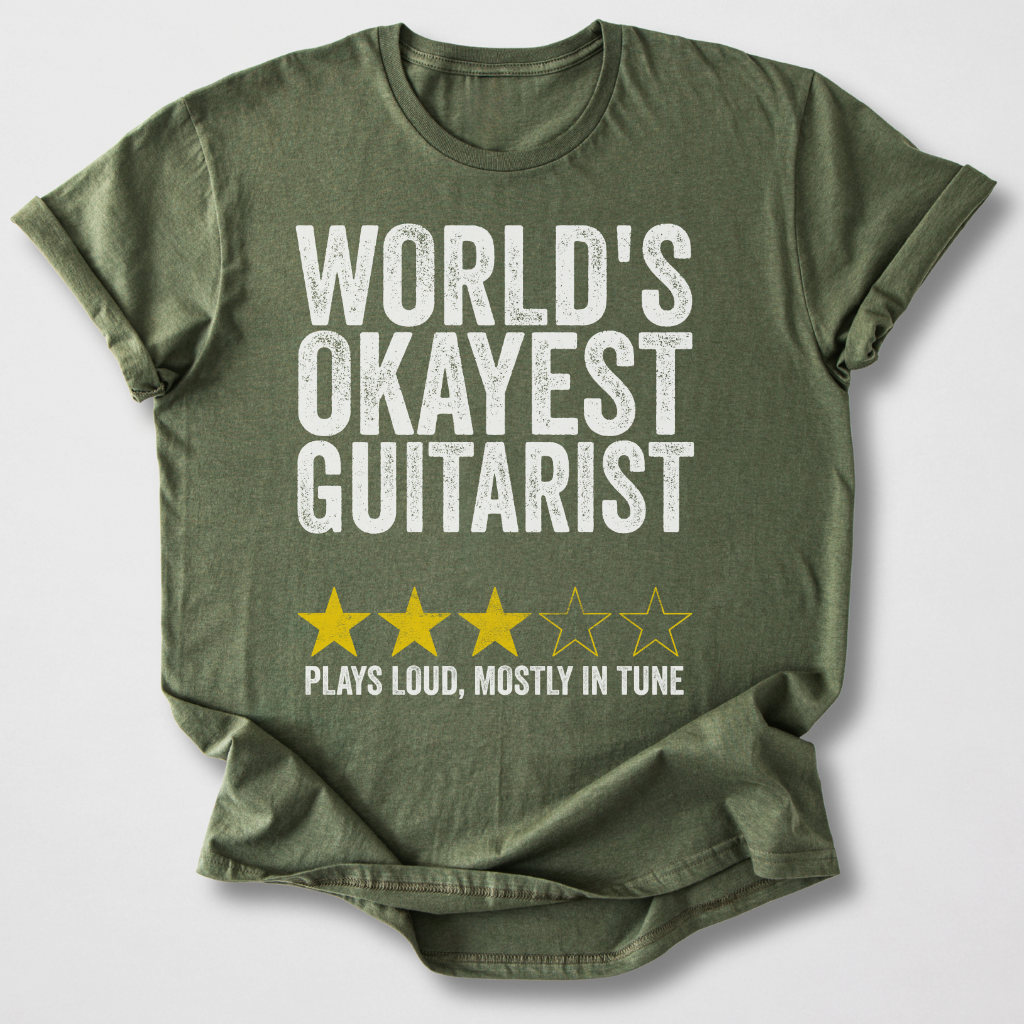 World's Okayest Guitarist T-Shirt