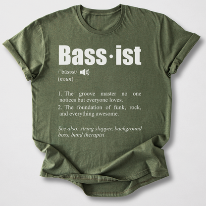 Bassist Definition T-Shirt