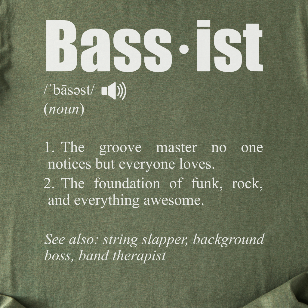 Bassist Definition T-Shirt