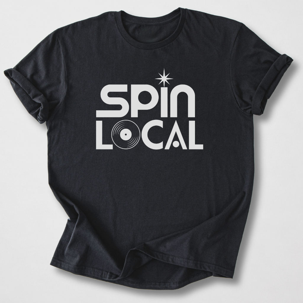 Spin Local Vinyl T-Shirt