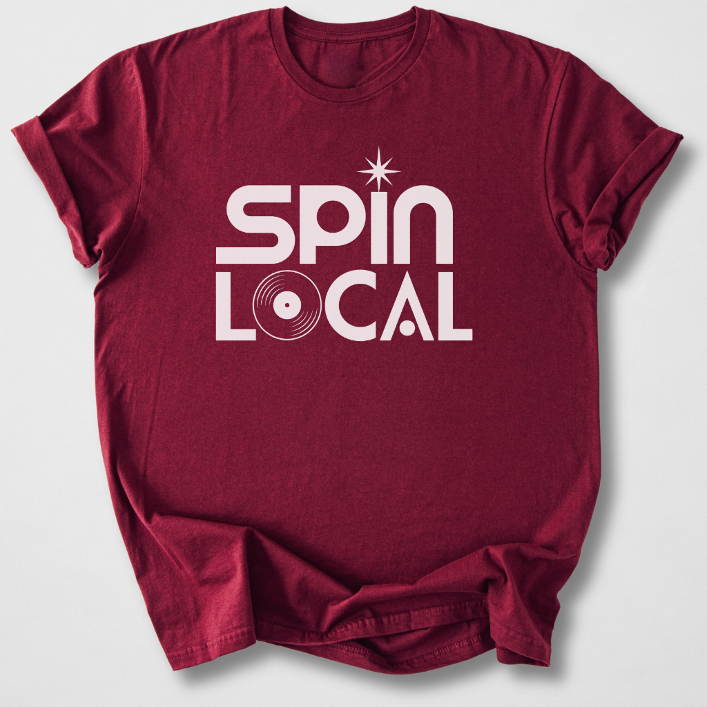 Spin Local Vinyl T-Shirt