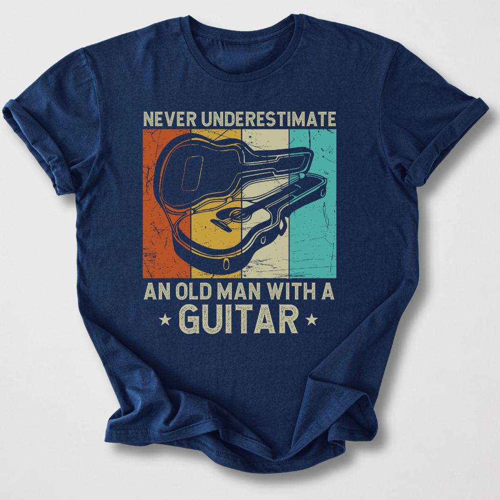Never Underestimate Guitar T-Shirt