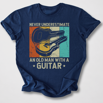Never Underestimate Guitar T-Shirt