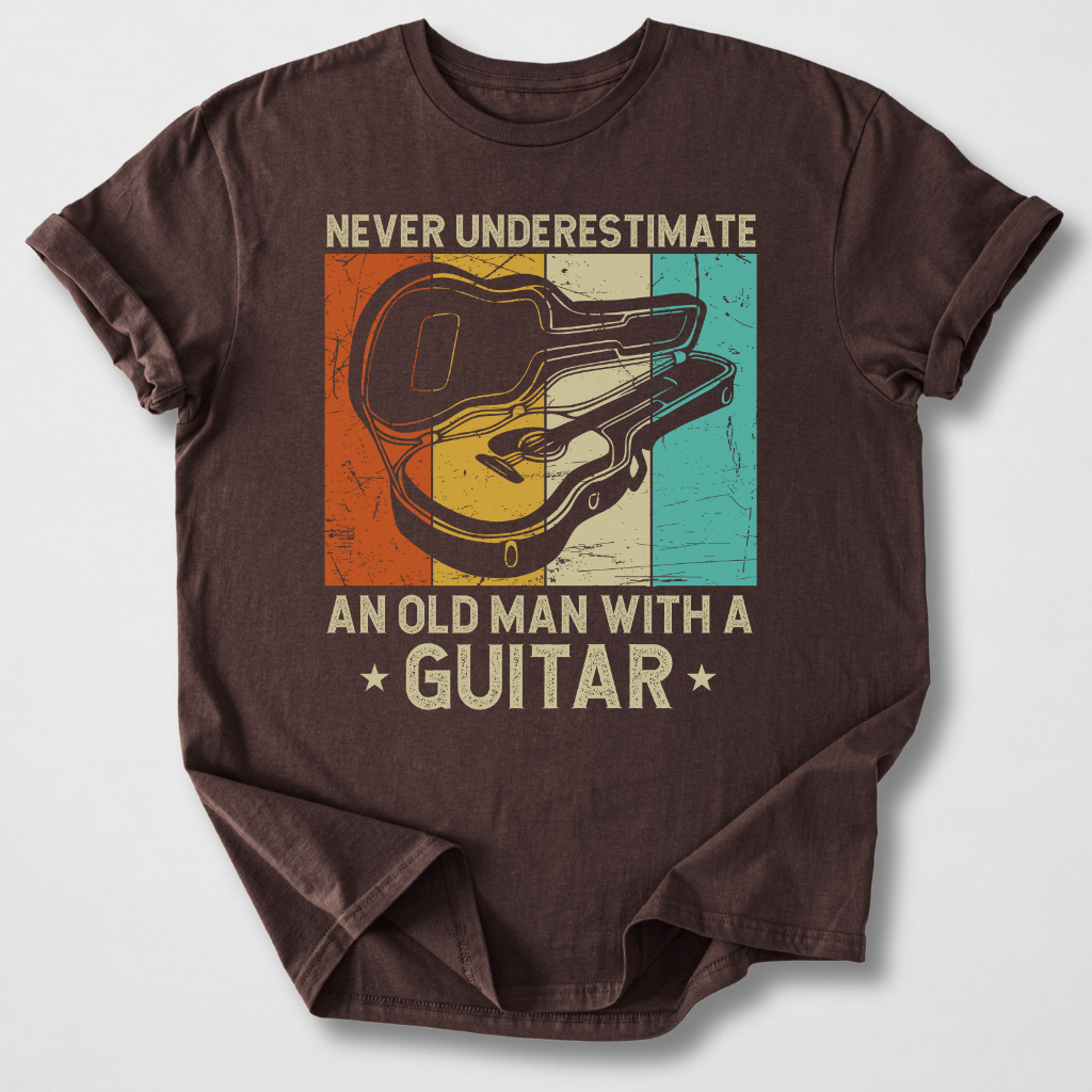 Never Underestimate Guitar T-Shirt