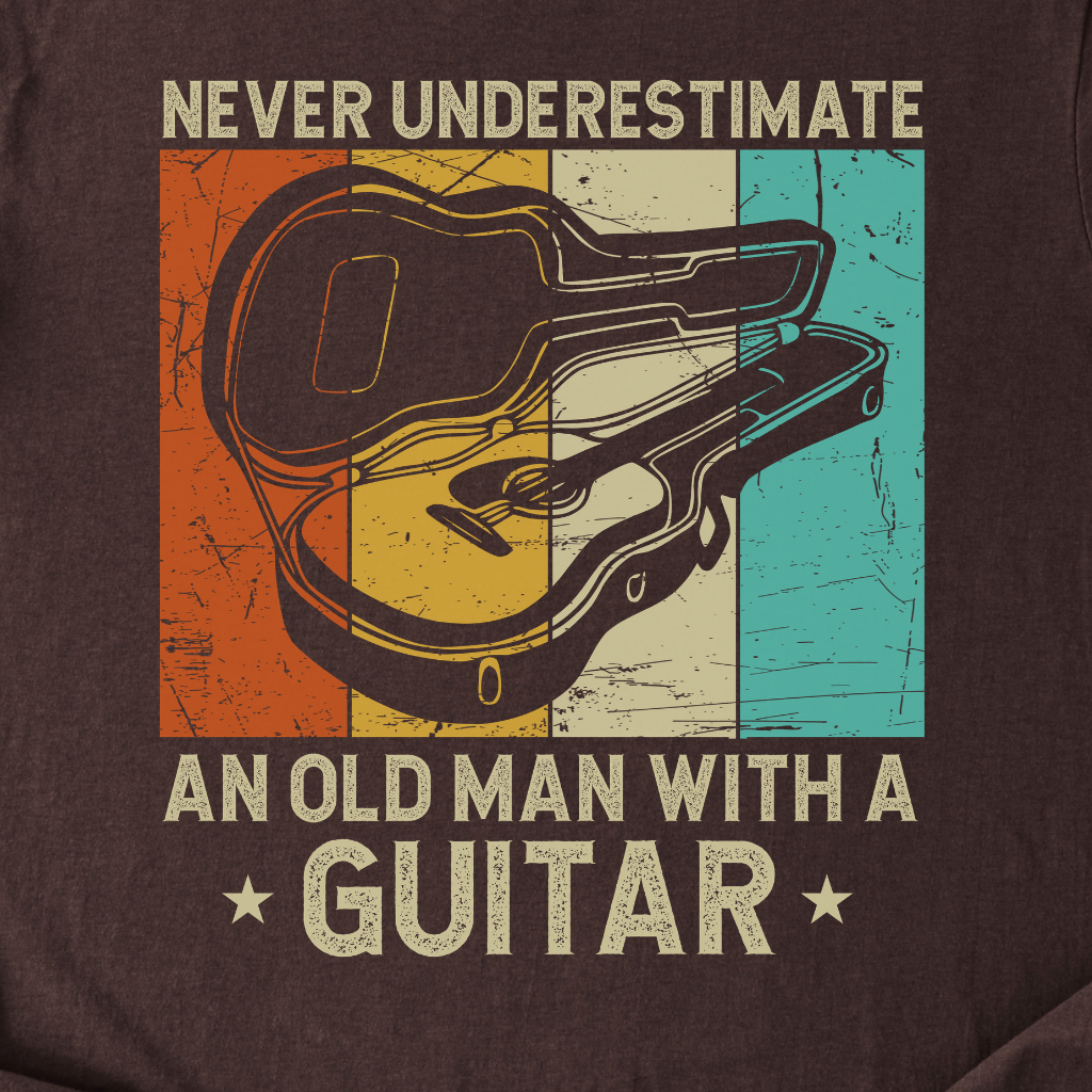 Never Underestimate Guitar T-Shirt